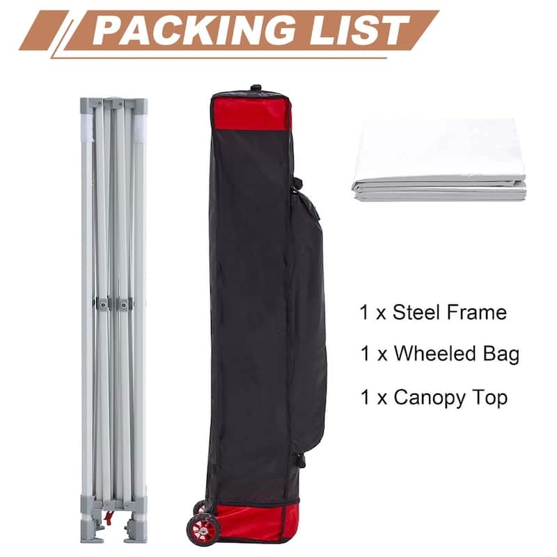 Tradesparker 10'x15' Pop Up Canopy Tent Commercial Instant Canopies - 10x15ft