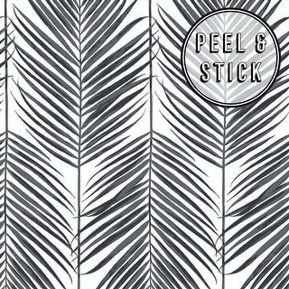 Transform Black Palm Leaves Peel and Stick Wallpaper - Bed Bath ...