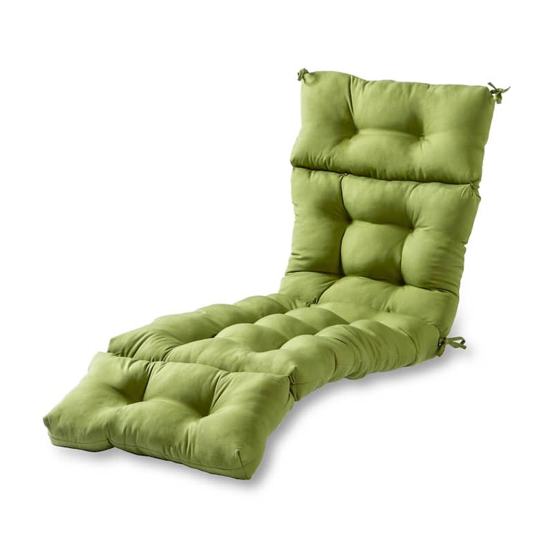 Hunter Green 72-inch Outdoor Chaise Lounger Cushion