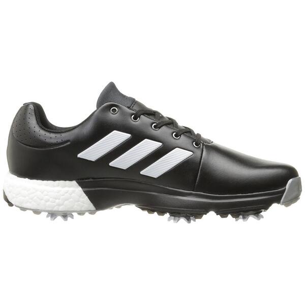 Shop Adidas Men S Adipower Boost 3 Core Black White Silver Met Golf Shoes Q44757 Q44763 Overstock 18847900