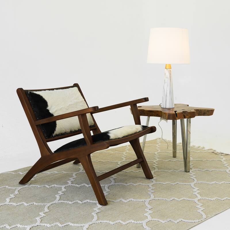 Topa Modern Faux Marble Table Lamp with Drum Shade