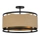 preview thumbnail 10 of 8, Minka Lavery Windward Passage 4 Light 21" Wide Semi-Flush Drum Ceiling