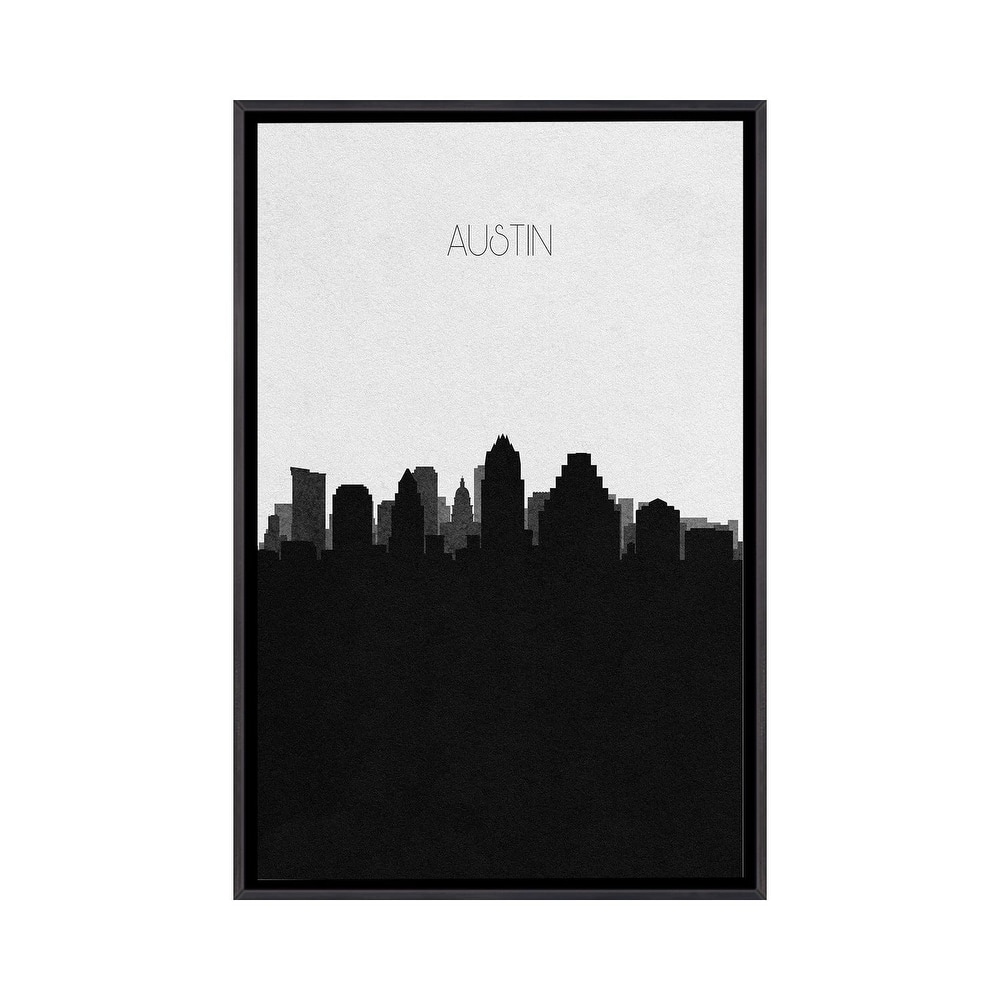 iCanvas "Austin, Texas City Skyline" by Ayse Deniz Akerman Framed