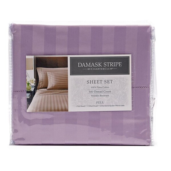 Charter Club Damask Sheet Set - Thumbnail 3