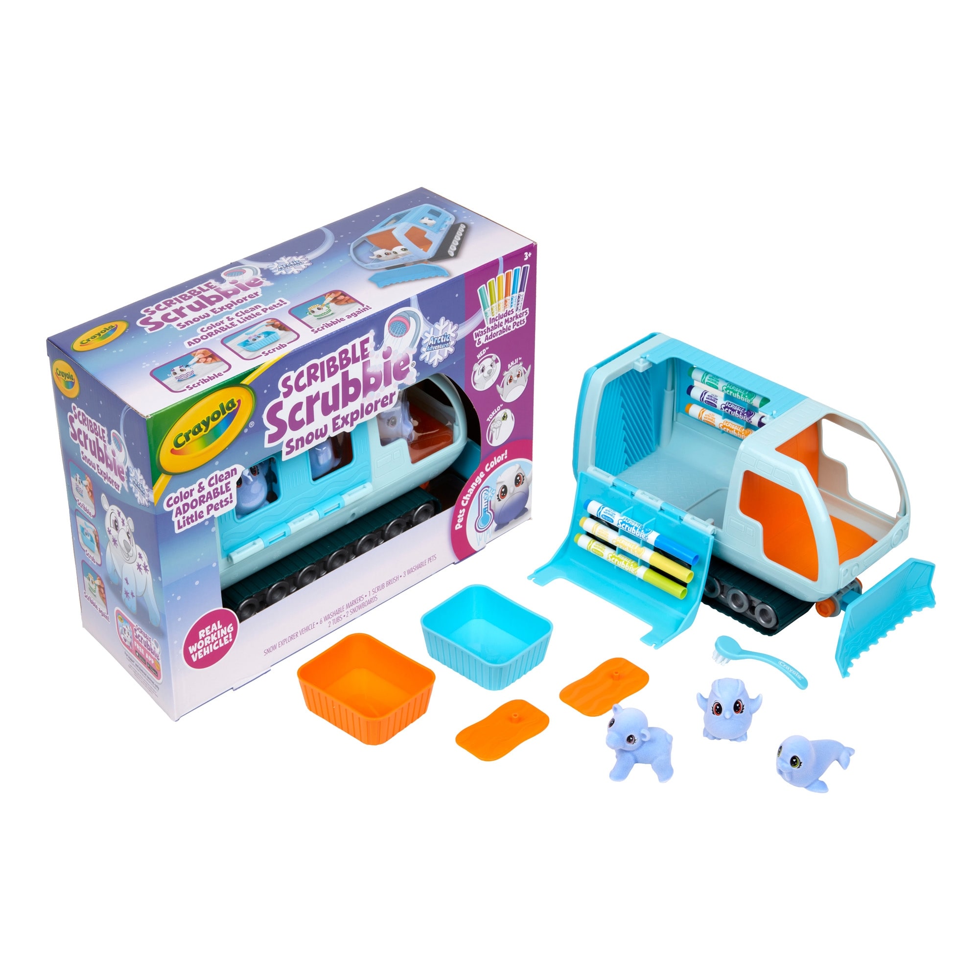 Crayola Scribble Scrubbie Pets Arctic Snow Explorer - Assorted