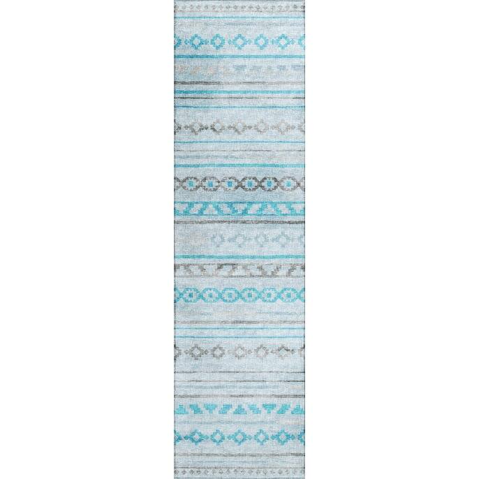 Indoor/ Outdoor Addison Yuma Southwest Striped Washable Area Rug