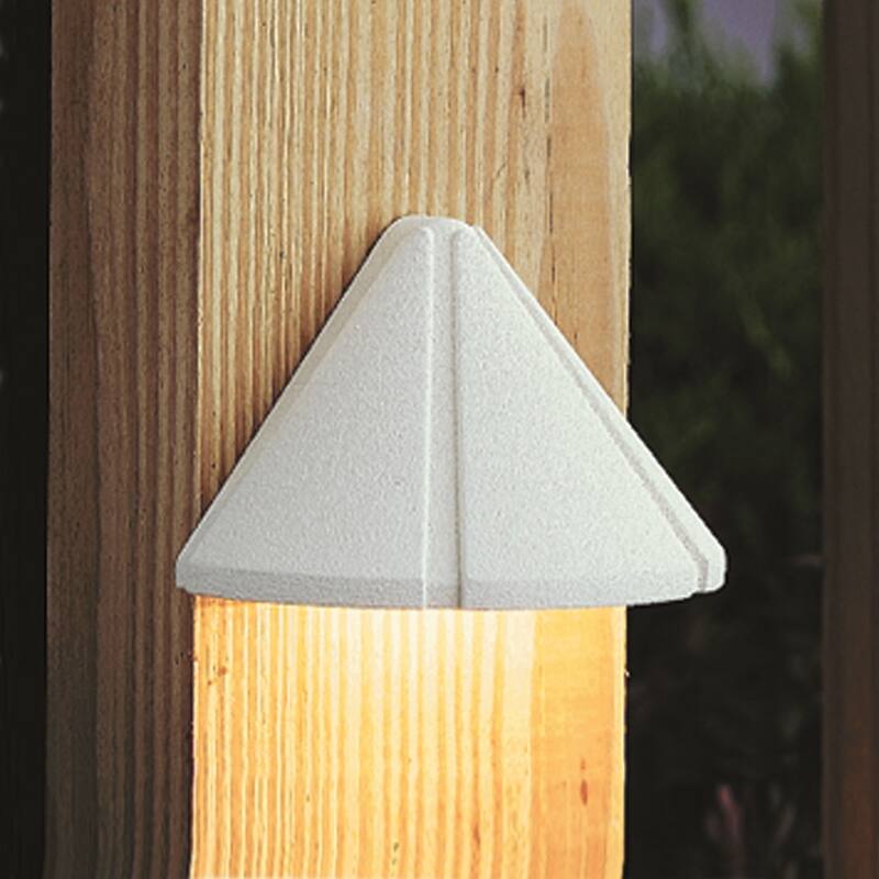 Kichler Six Groove 4" LED Deck and Step Light - 3000K - White