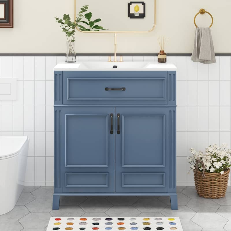 30'' Bathroom Vanity with Ceramic Sink