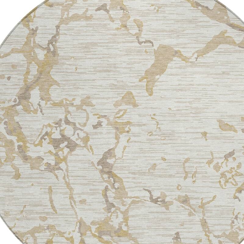 HomeRoots Striped Transitional Rectangle Outdoor Rug