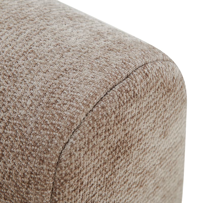 Christopher Knight Home - Modular Polyester Upholstered Sectional Sofa with 4-Piece Compressed Sponge - 145.5"