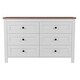 preview thumbnail 9 of 18, 3-Piece Queen Size Bedroom Set - Farmhouse Platform Bed with Double Sliding Door Storage Headboard, Nightstand, and Dresser