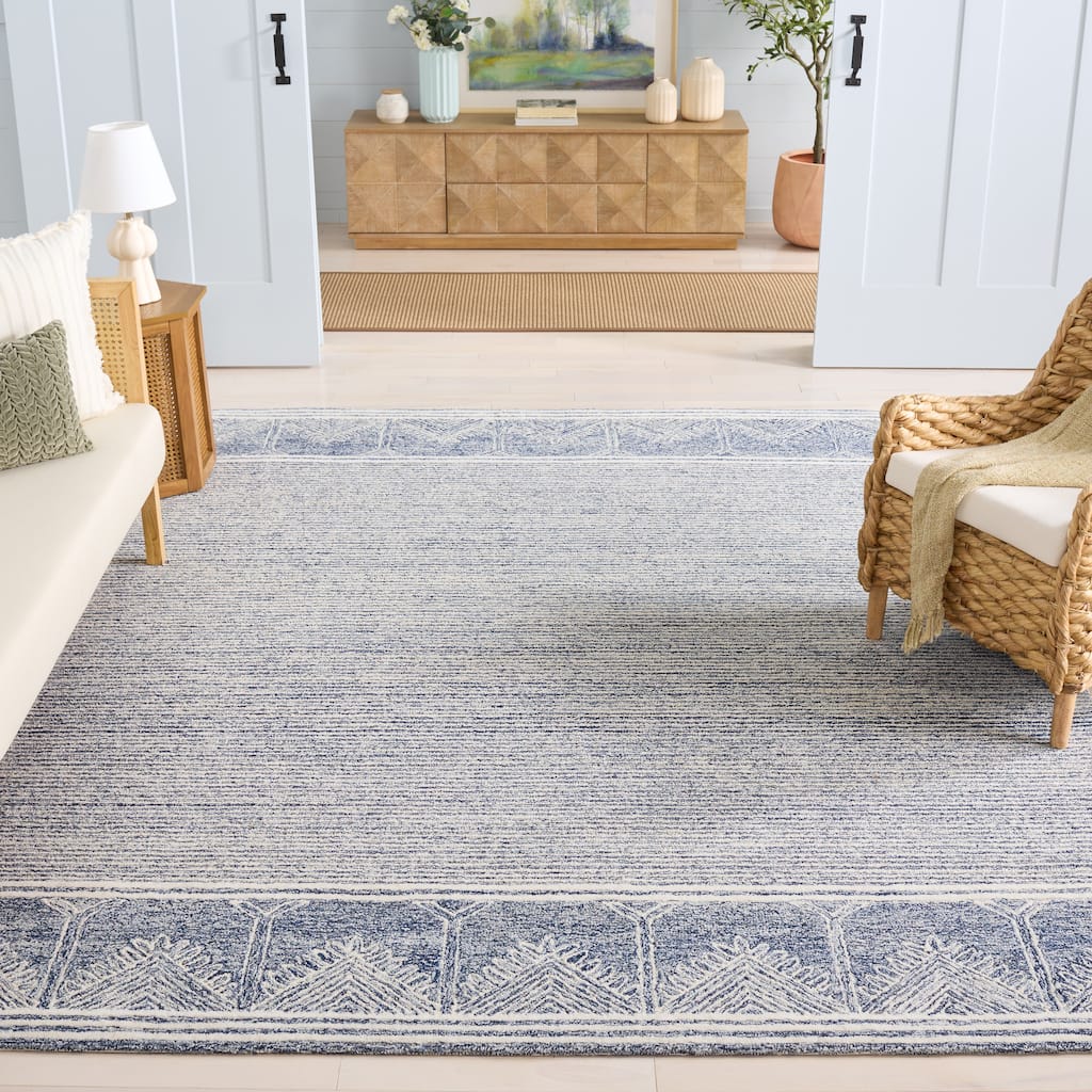 SAFAVIEH Handmade Pine Nevena Modern Wool Rug