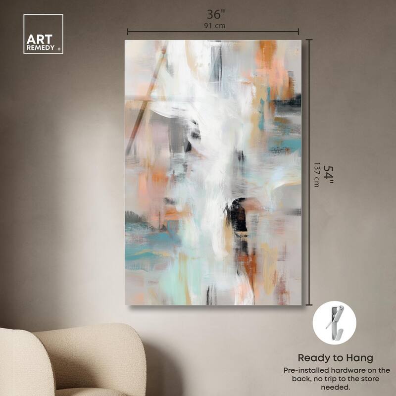 Gilded Mist Acrylic by Art Remedy, Ready to Hang