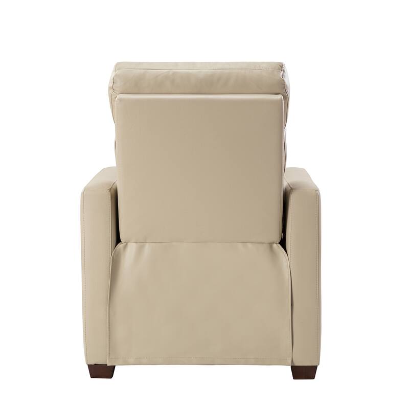 Alina 31.50" Wide Genuine Leather Power Recliner with USB Port