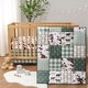preview thumbnail 1 of 3, The Peanutshell Nursery Crib Bedding Set for Baby Boys, Boho Farm, 3 Pieces