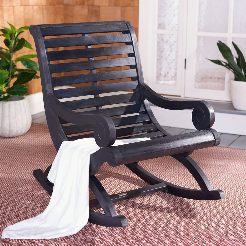 SAFAVIEH Outdoor Jimena Rocking Chair - 25W x 37D x 36H