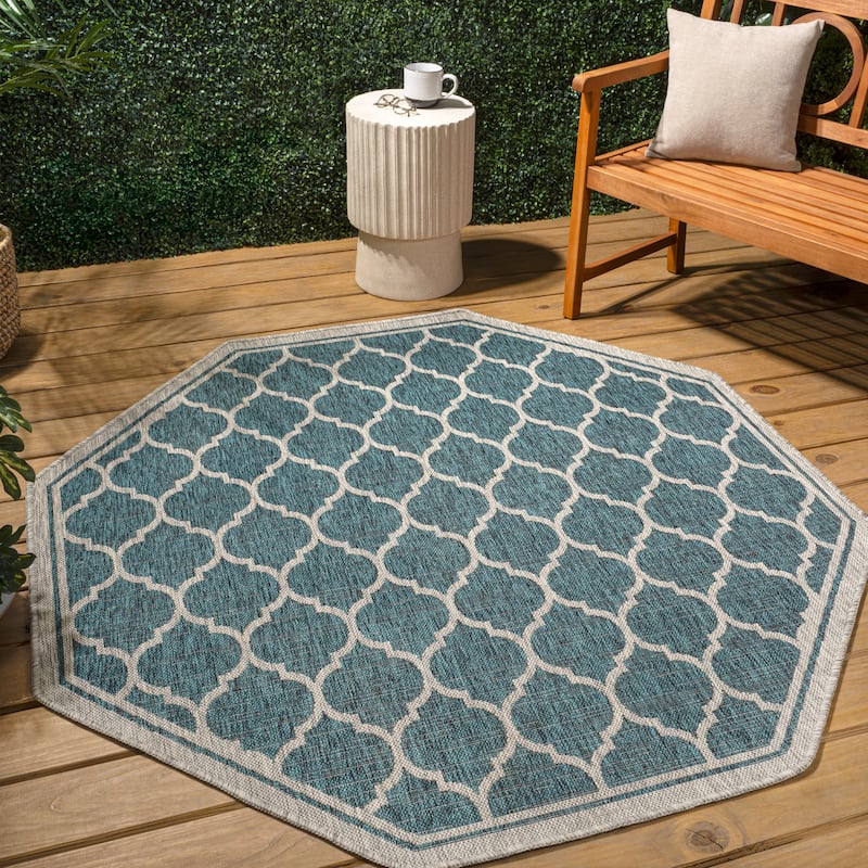 JONATHAN Y Zinnia Textured Weave Indoor/Outdoor Area Rug