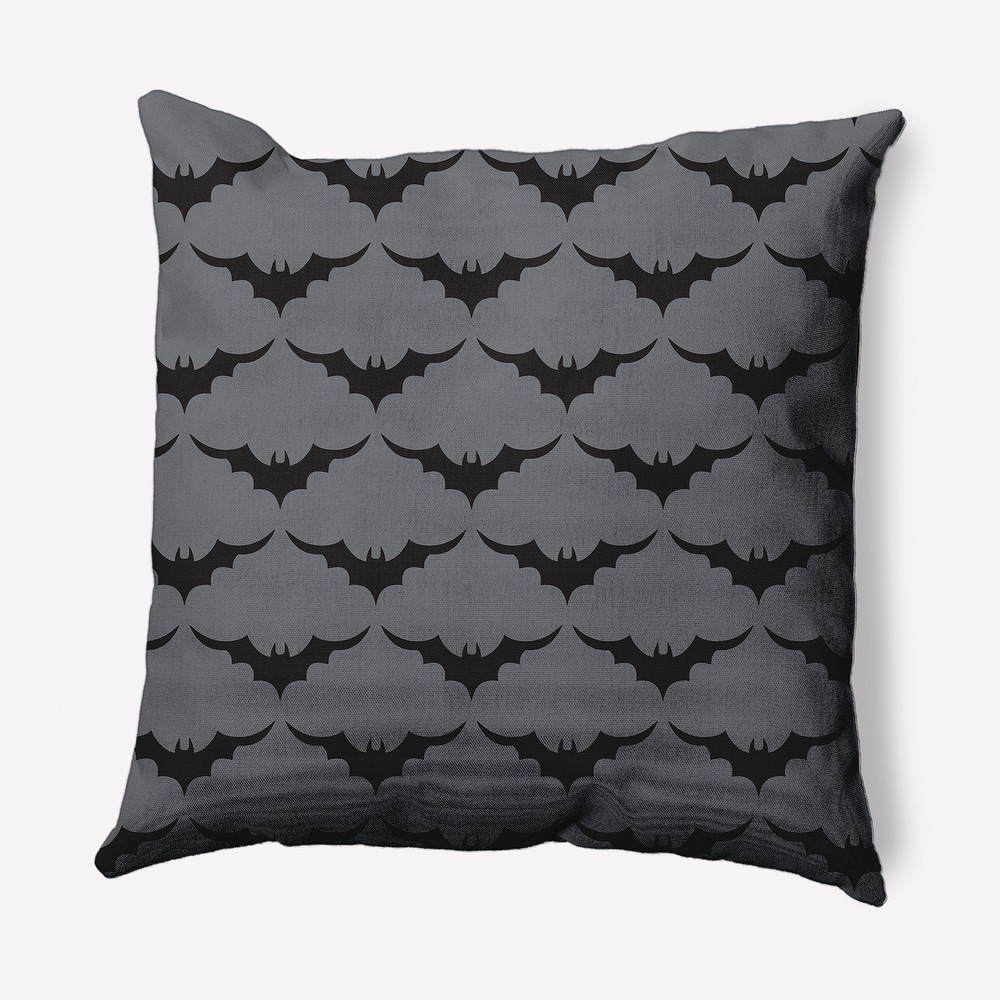 Bat Colony Halloween Indoor/Outdoor Throw Pillow