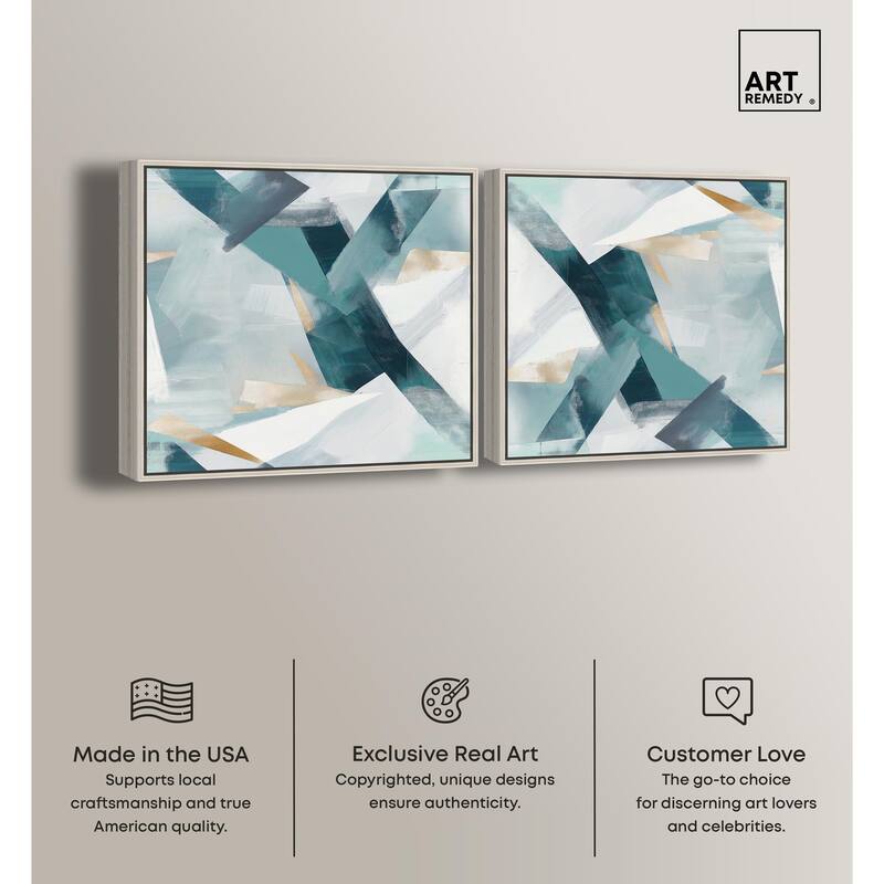 Pastel Big Sneaker Stack Canvas by Art Remedy