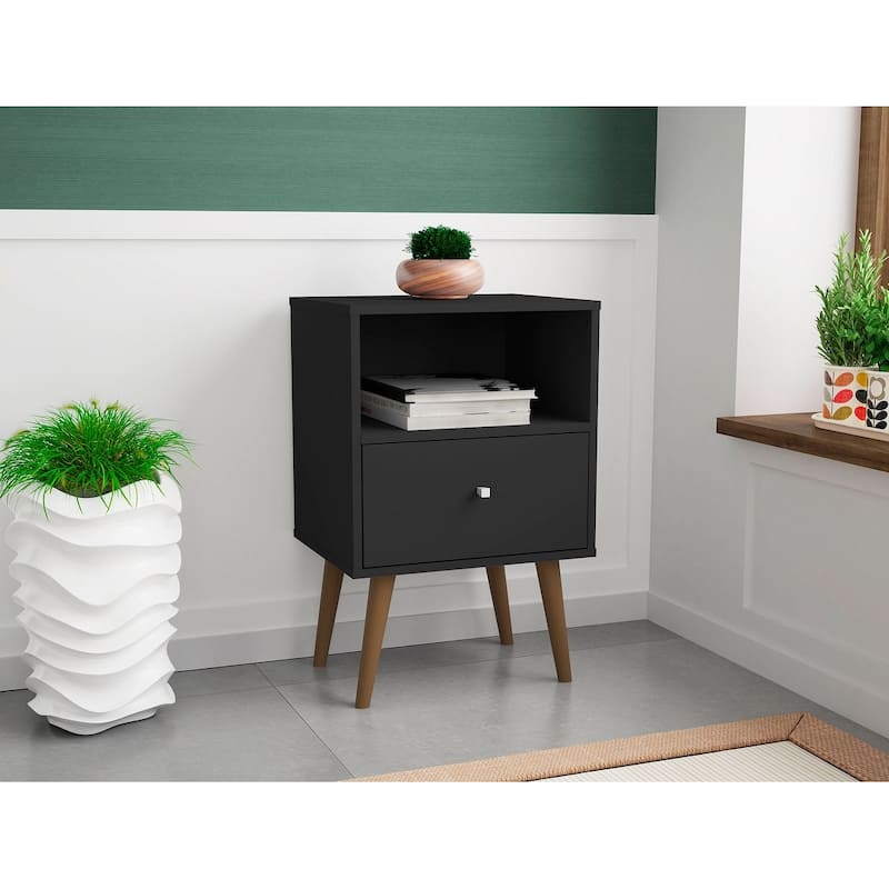 Liberty 1.0 Mid Century Modern 1 Drawer Nightstand