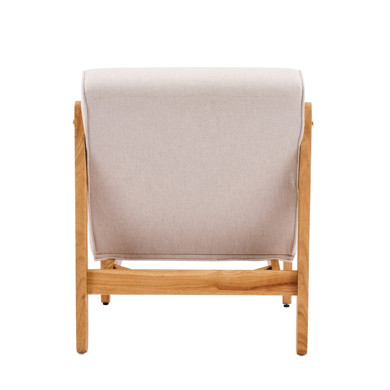 Scott Living - Modern Upholstered Accent Chair with Plush Layered Cushion & Solid Wood Frame - 25.75"W