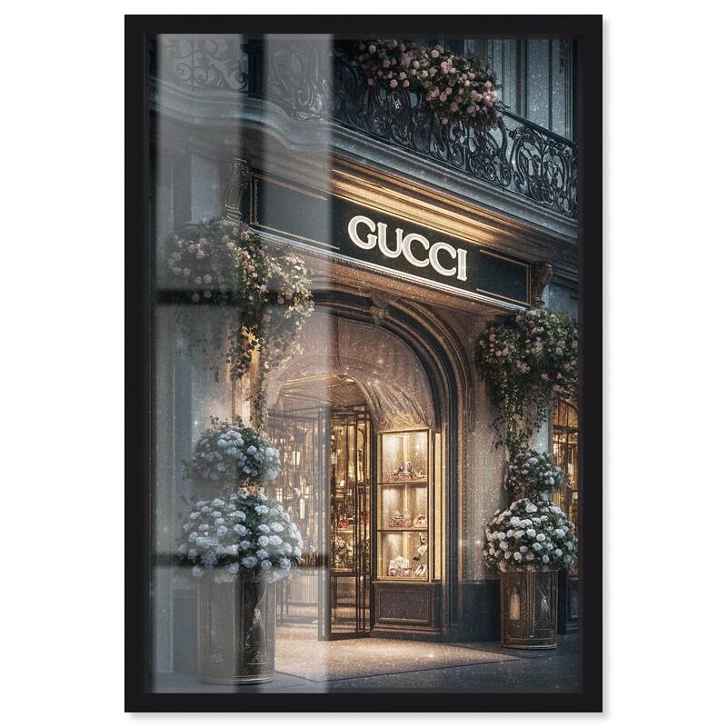 Illuminated Luxury Store Shadowbox by Art Remedy - Black - 10" x 15"