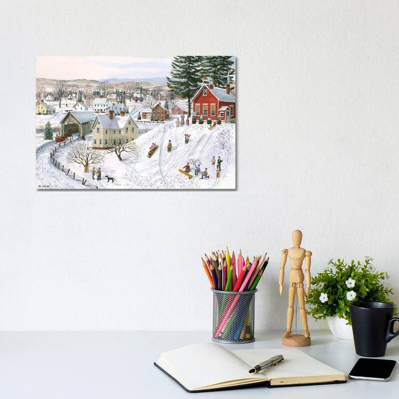 iCanvas "Winter Recess" by Bob Fair Canvas Print - 8x12x0.75