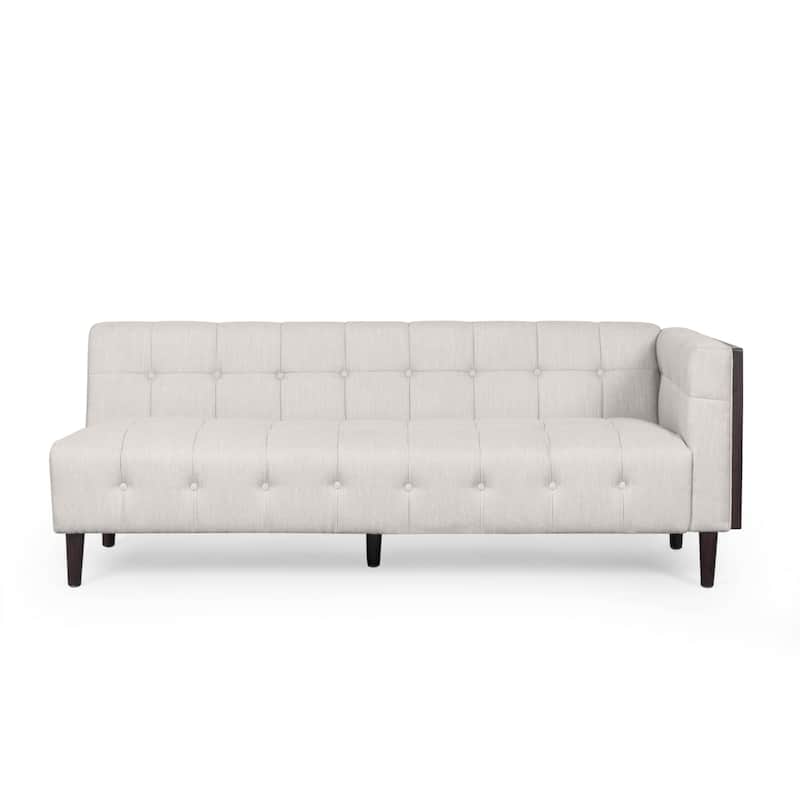Clermont Mid-century Tufted Sectional Sofa by Christopher Knight Home - 114.00" L x 114.00" W x 30.75" H