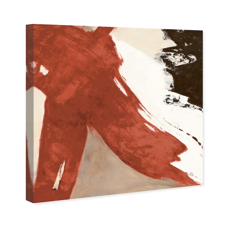 Wynwood Studio Abstract Sai - Rubrum V 1SN1860 Red Bronze and Copper Modern & Contemporary Wall Art Canvas Print