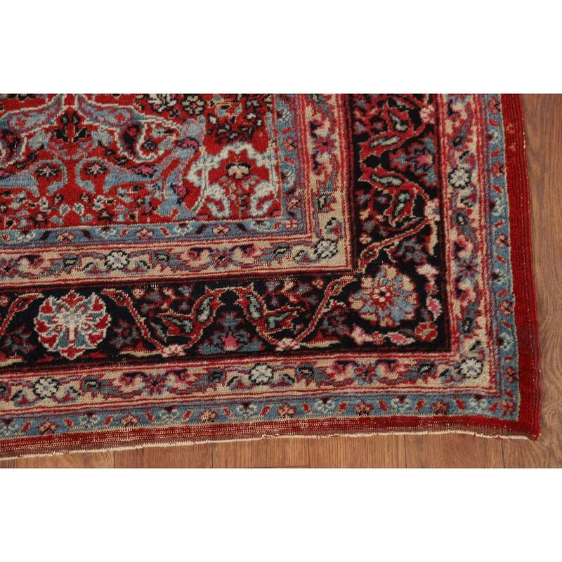 Vegetable Dye Senneh Accent Rug Handmade Wool Carpet - 3'4" x 5'0"