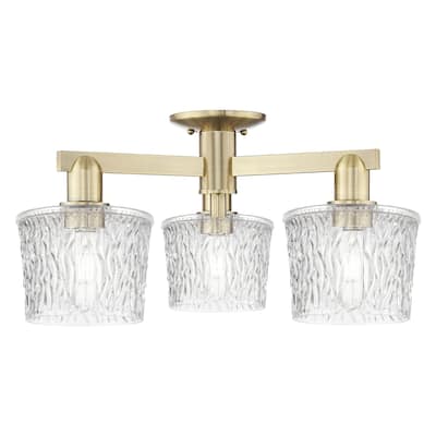 Innovations Lighting 716-3F-11-24 Niagara Semi-Flush Niagara 3 Light