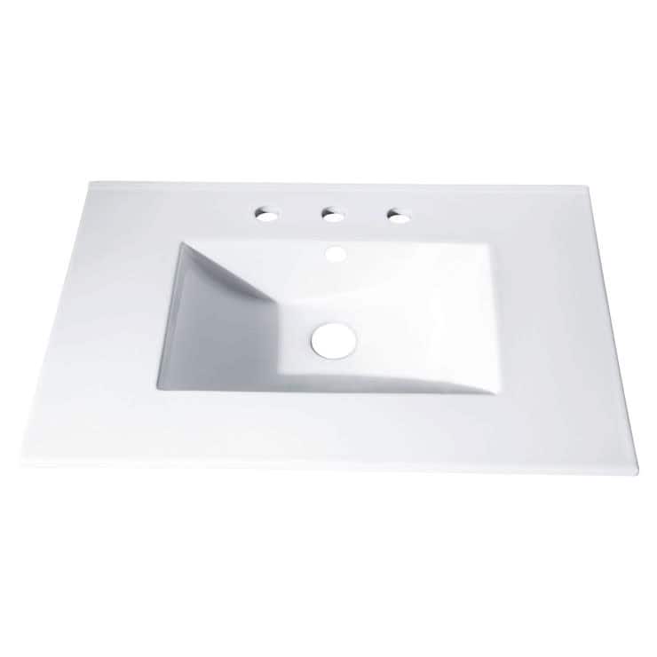 Avanity CUT37 37" Vitreous China Vanity Top with Integrated Sink - White - Painted