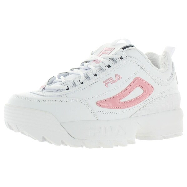 girls pink fila trainers