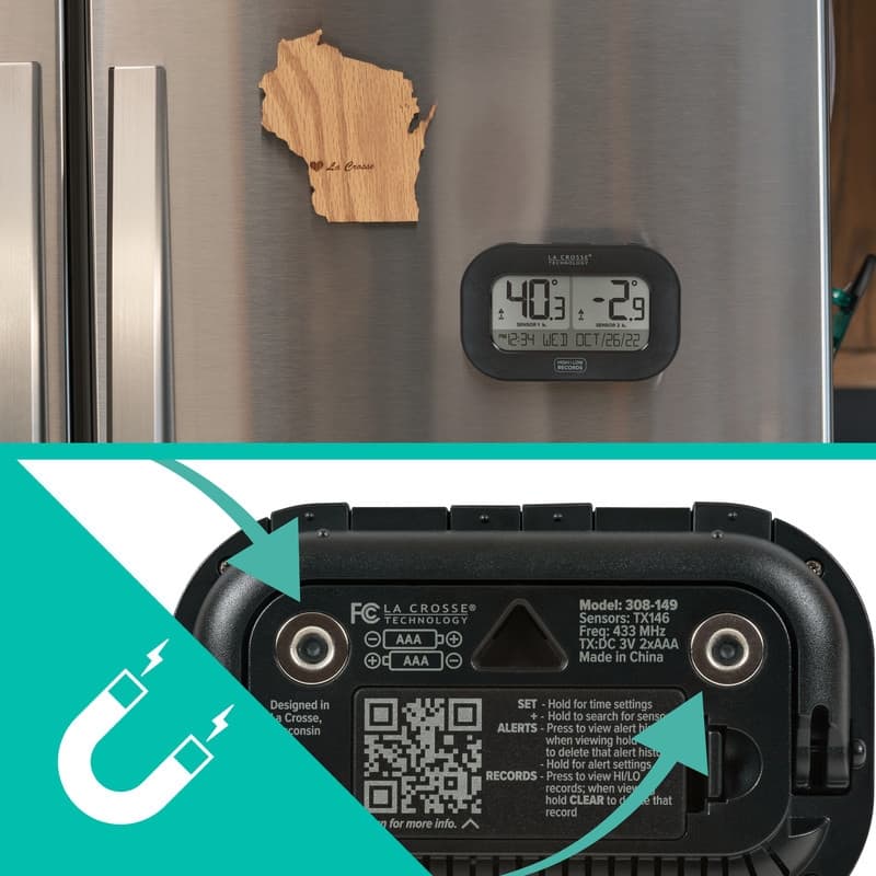 La Crosse Technology Wireless Kitchen Thermometers with Indoor Display