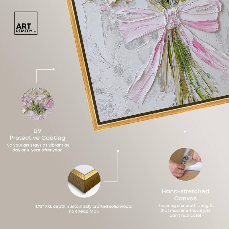 Layered Lily Canvas by Art Remedy