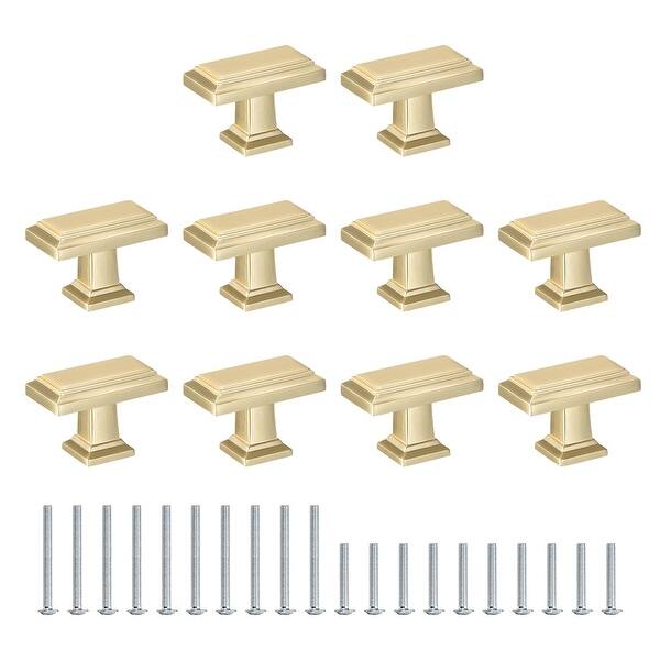 10 Pack Cabinet Knobs 1.33 Inch(34mm) Kitchen Dresser Knobs Gold - Bed Bath  & Beyond - 39904591