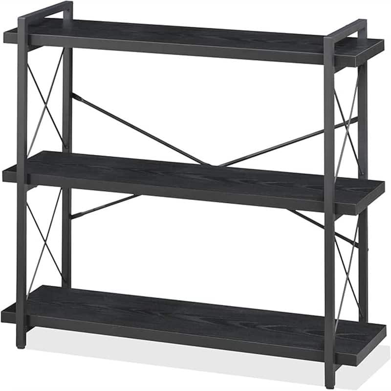 Bookshelf - 12"D x 35"W x 35"H - Black