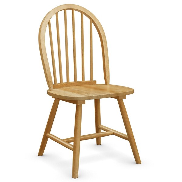 Costway Solid Hardwood Dining Side Chair Set of 4 - On Sale - Bed