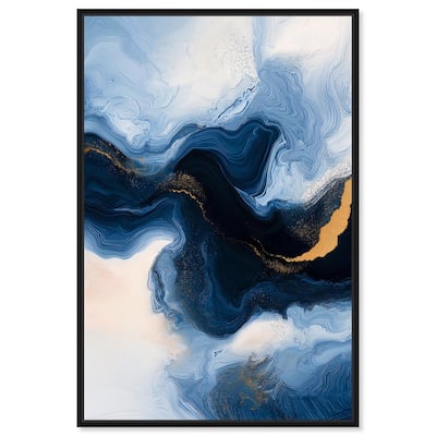 Blue Deep II Canvas by Art Remedy