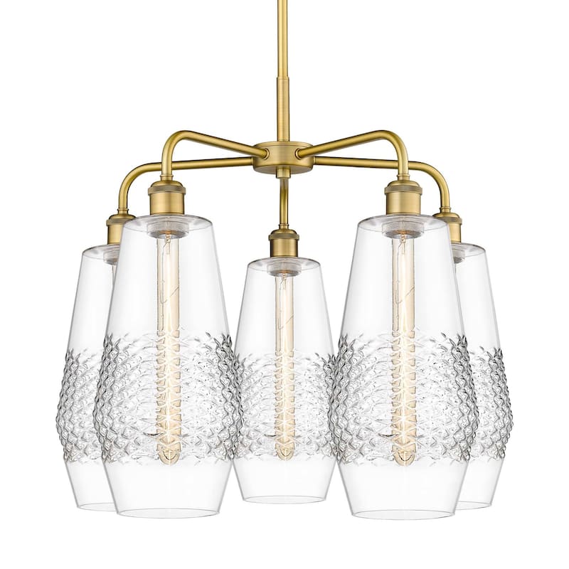 Innovations Lighting 516-5CR-22-25 Windham Chandelier Windham 5 Light