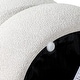 preview thumbnail 13 of 26, Adeco 16" Round Upholstered Storage Ottoman with Wood Lid