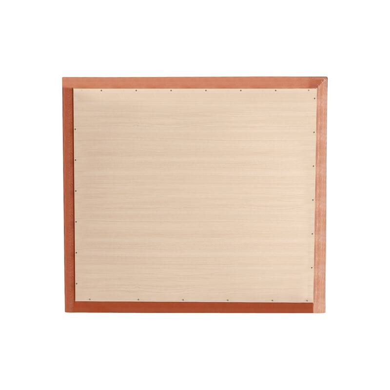 Rectangular Wooden Dresser Wall Mirror - 39" - Red