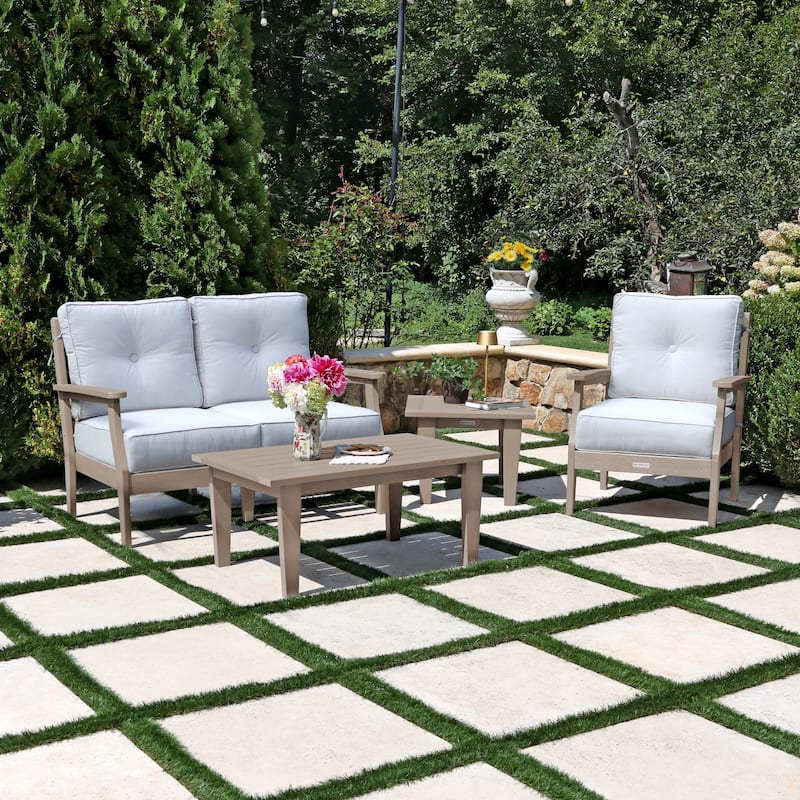 HIGHWOOD Lehigh 4-Piece Deep Seating Set