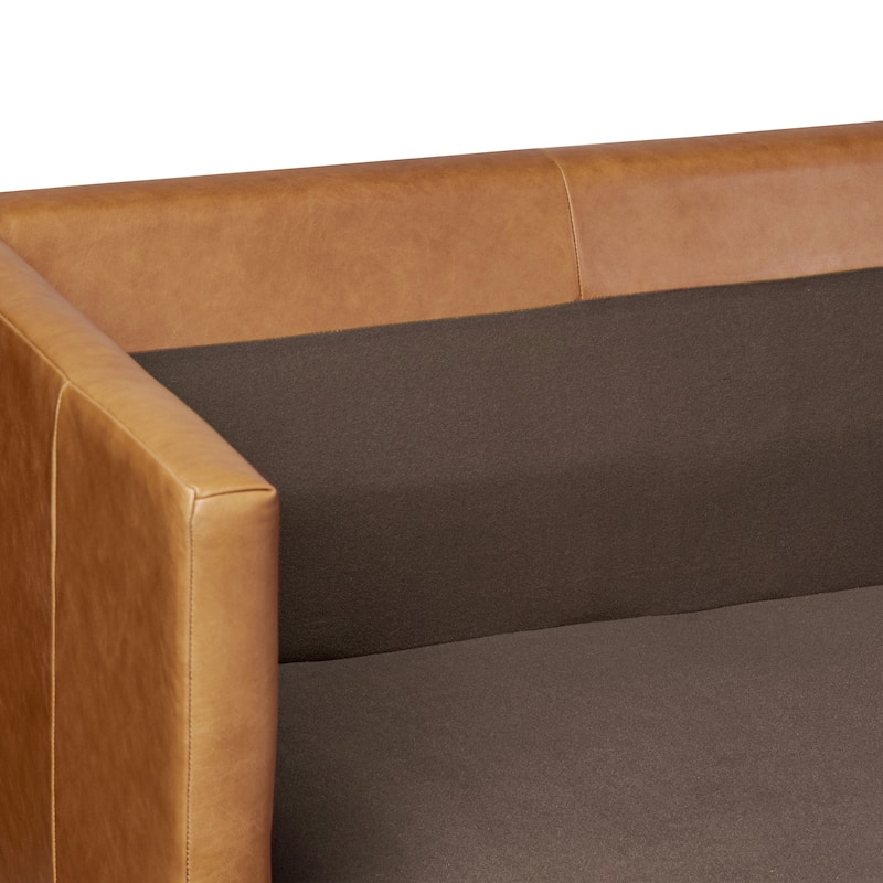 Poly & Bark Girona 88" Sofa - Full Grain Genuine Italian Leather