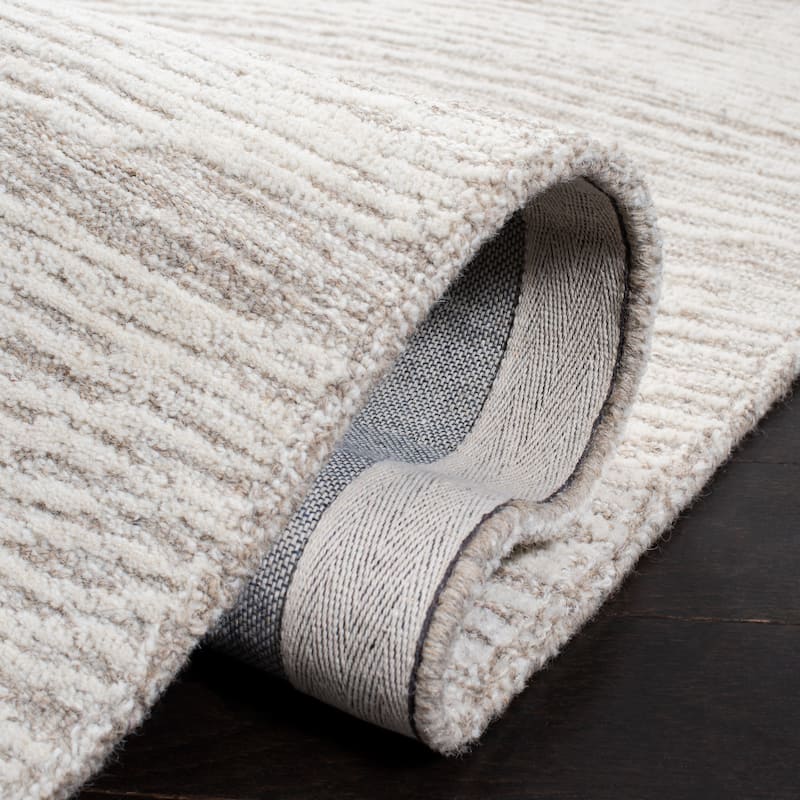 SAFAVIEH Handmade Metro Annarosa Modern Abstract Wool Rug