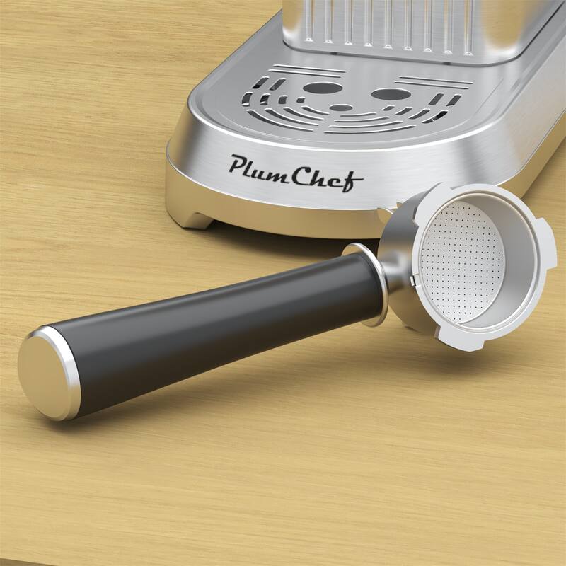 20 Bar Compact Espresso Machine with Milk Frother, Dual Shot Options