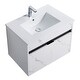 preview thumbnail 107 of 109, Fine Fixtures - Wall Mount Bathroom Vanity And Sink, Knob Free Design - Alpine Collection -