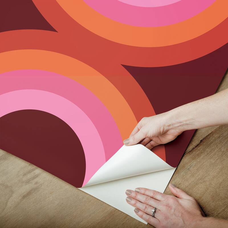 Very Gay Paint Sir Culls Pink Peel and Stick Wallpaper