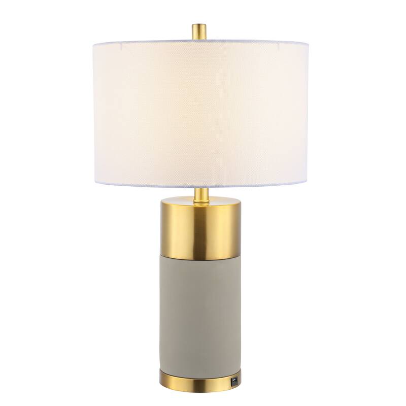 SAFAVIEH Lighting Steven 24 Inch Table Lamp (Set of 2) - 14Wx14Dx24H