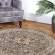 preview thumbnail 81 of 119, Miranda Haus Traditional Oriental Floral Medallion Indoor Area Rug